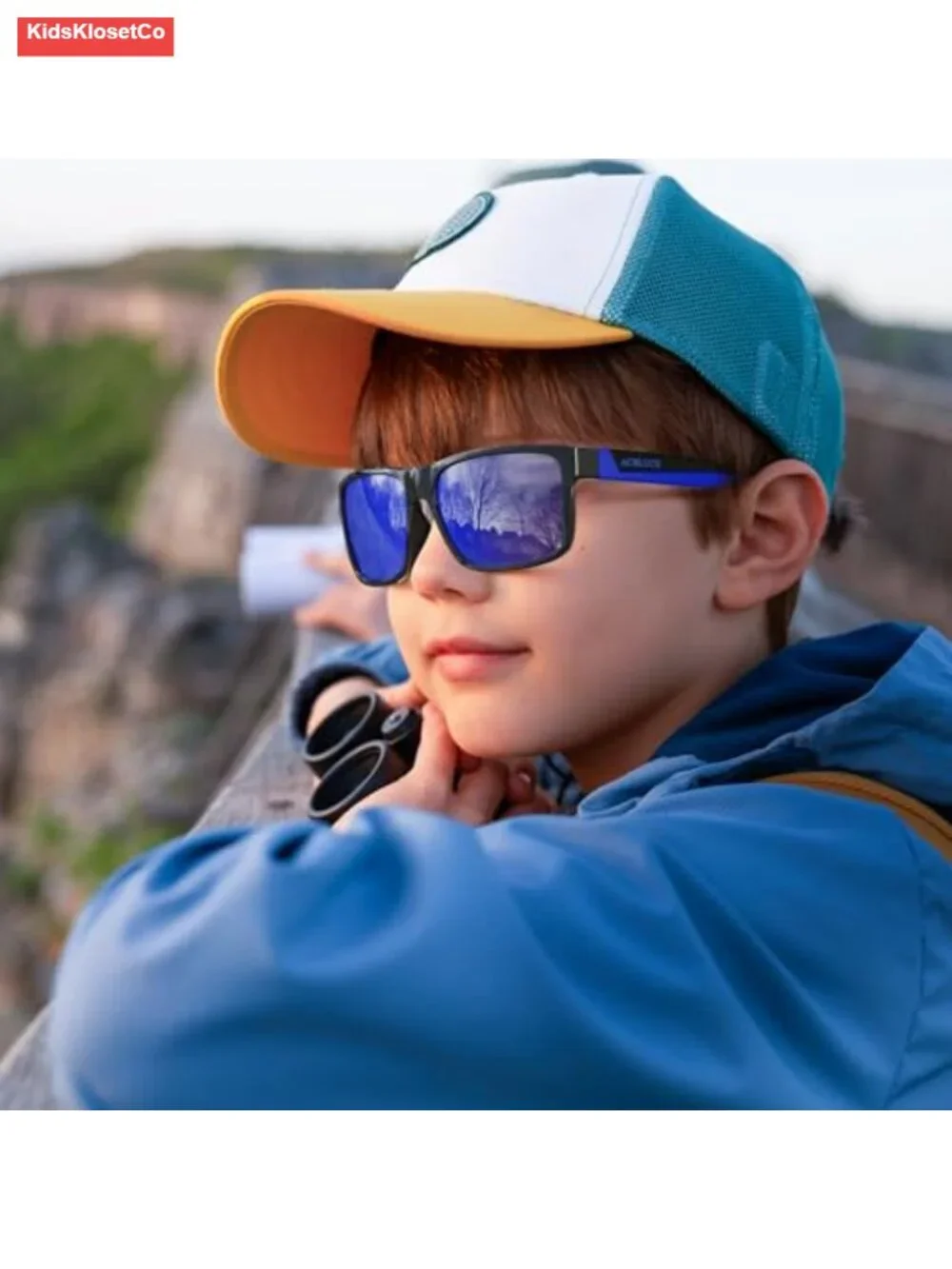 Polarized Sport Sunglasses TPEE Unbreakable Frame Baseball Softball for Kids